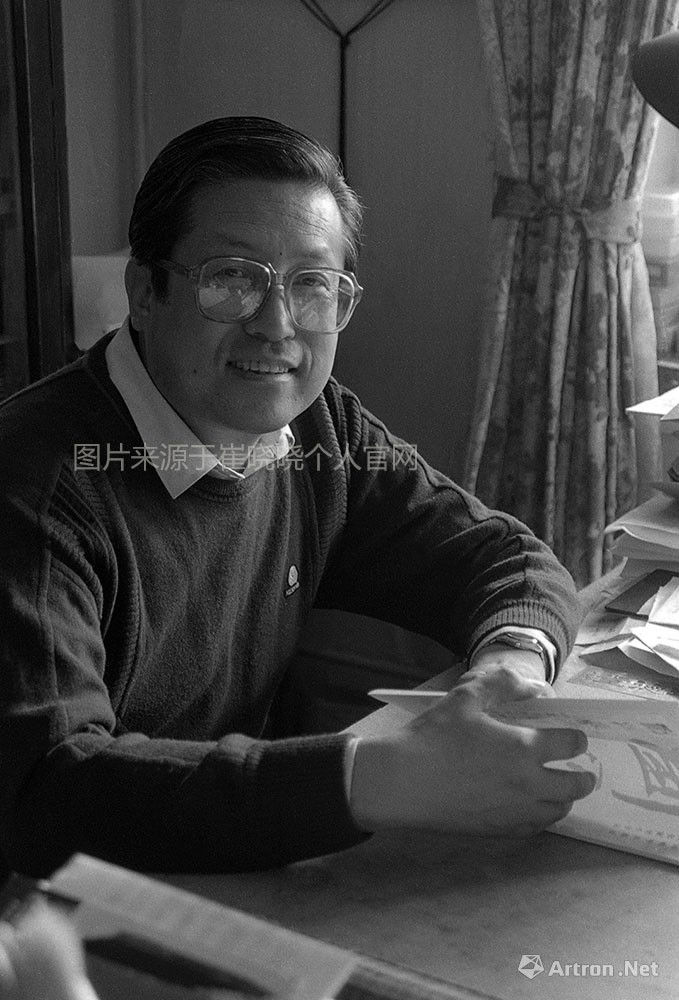 刘炳森（1937-2005）1991年摄