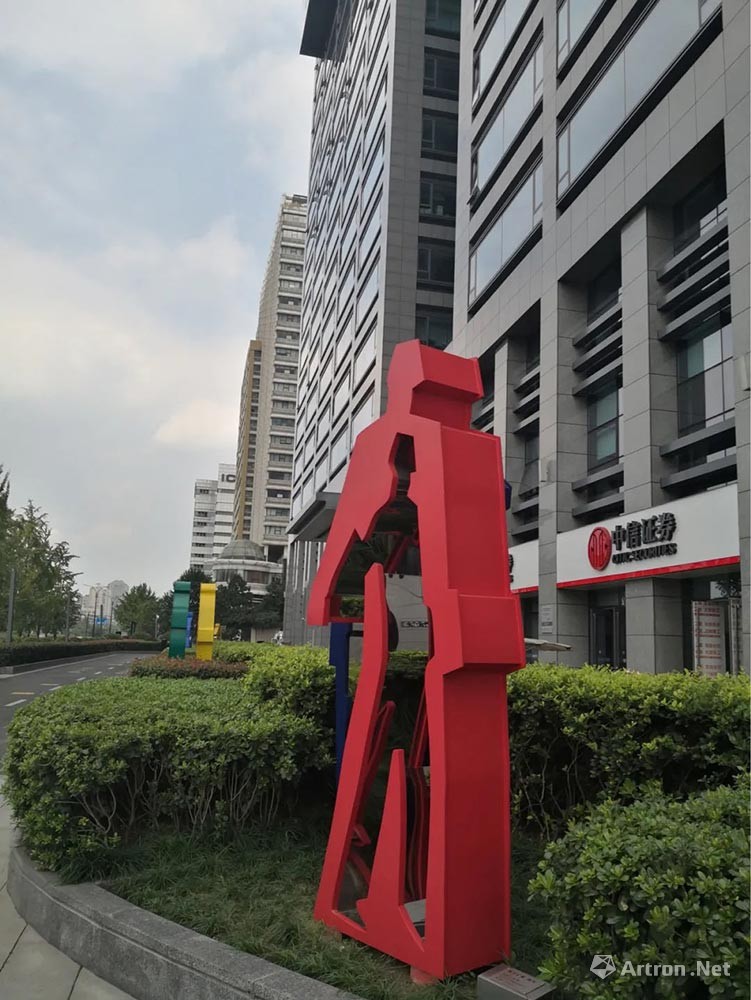 杭州汇金国际大厦广场“英才汇聚”系列雕塑(7)