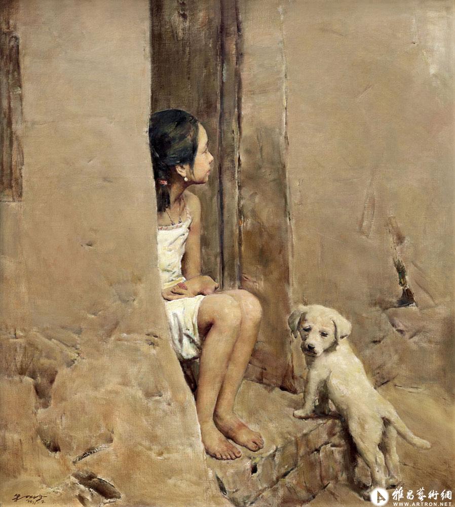 女孩与狗