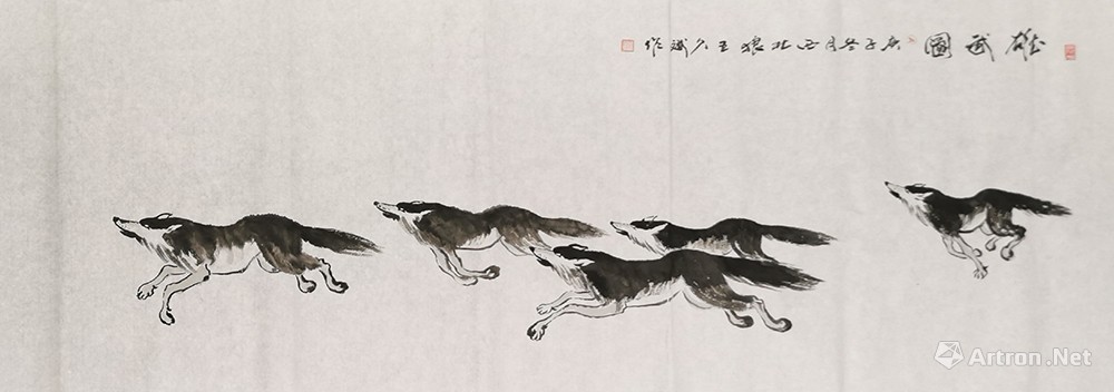 雄武图_作品在线展_王久斌作品展_王久斌在线作品_王