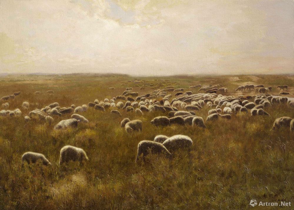草原上的精灵之羊群