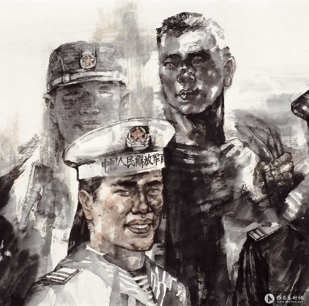 《中国水兵》局部