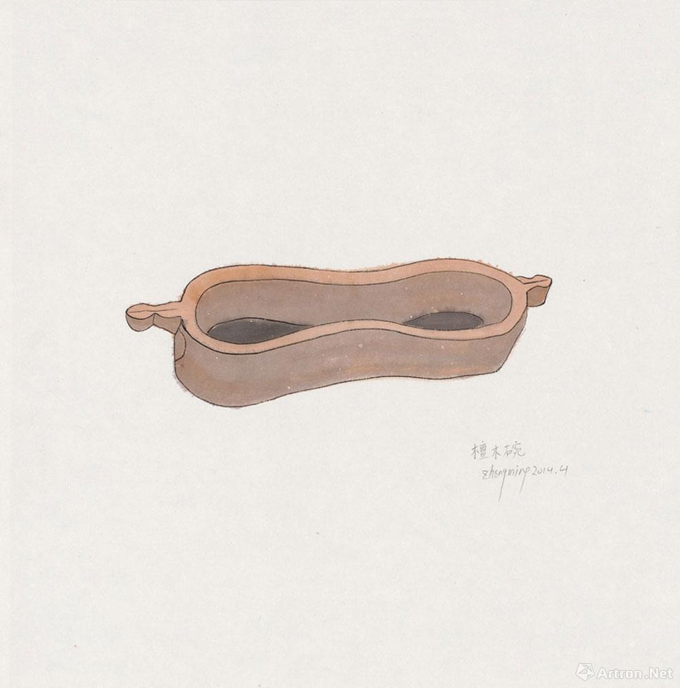 Sandal bowl 檀木碗
