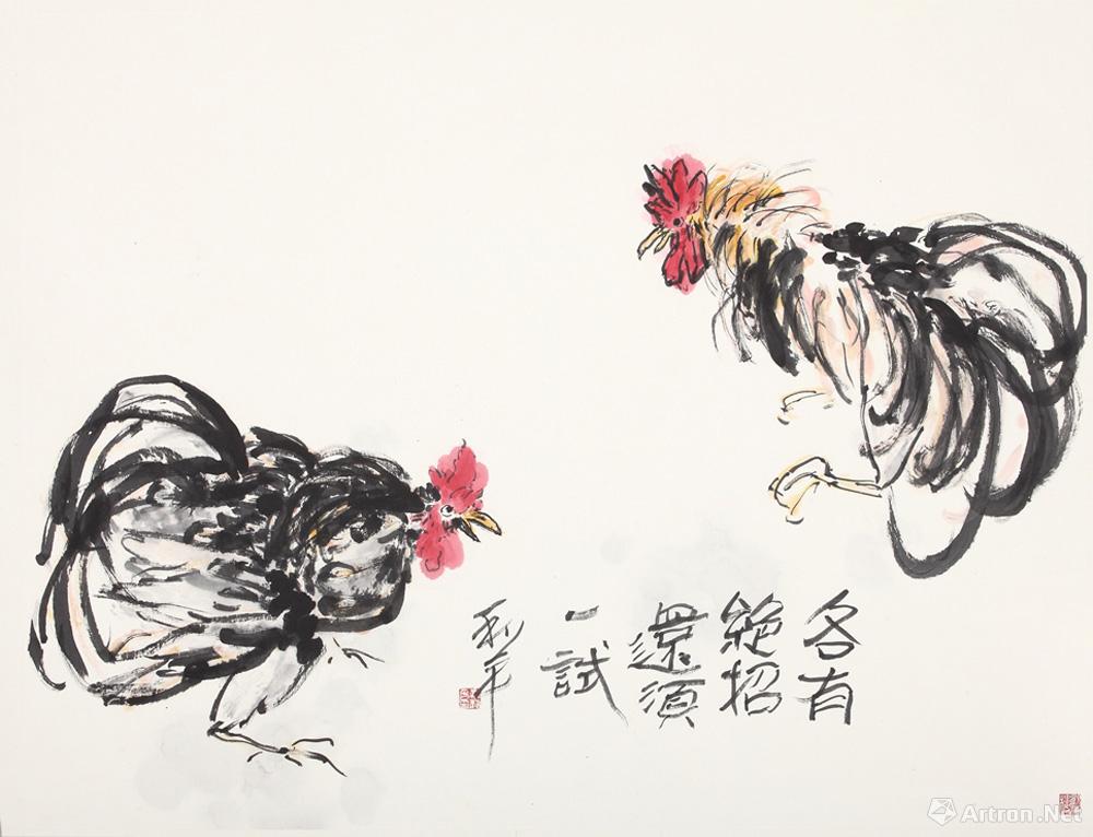 斗鸡 Cockfighting