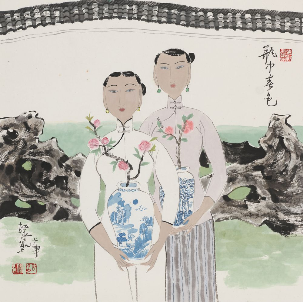 瓶中春色