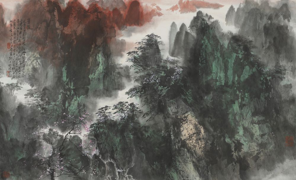 宋雨桂-春霞-鉴证备案-雅昌艺术网——艺术品门户网站