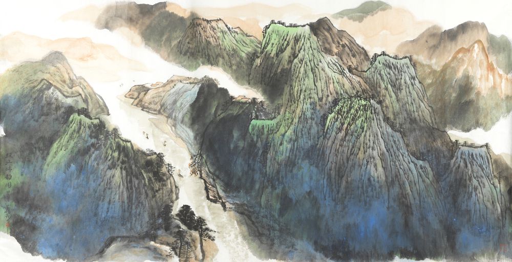汉江清韵图