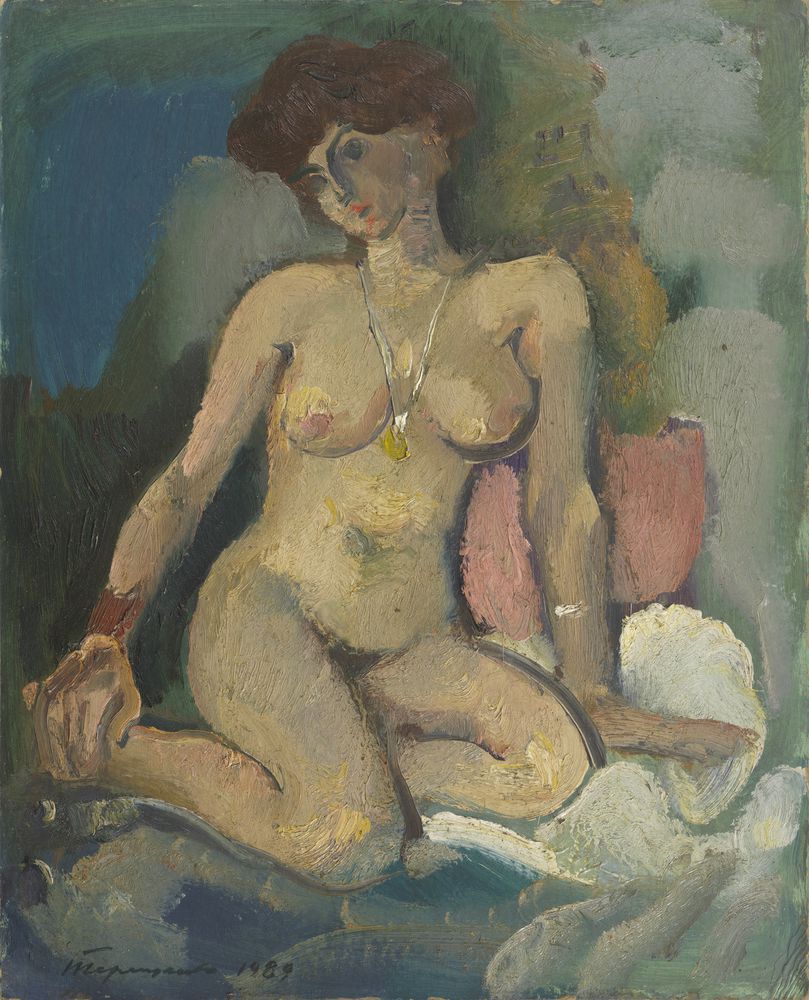 作着的女人