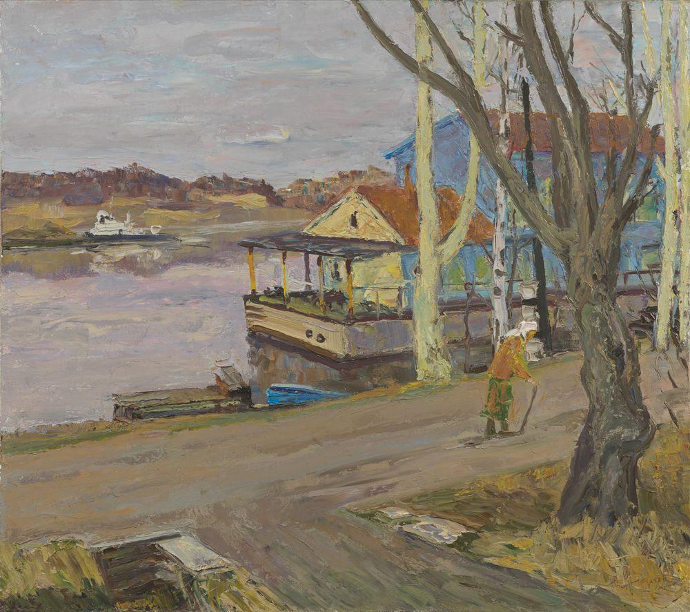 伏尔加河的夜晚