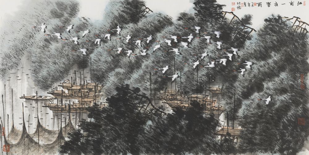 江南一夜春雨