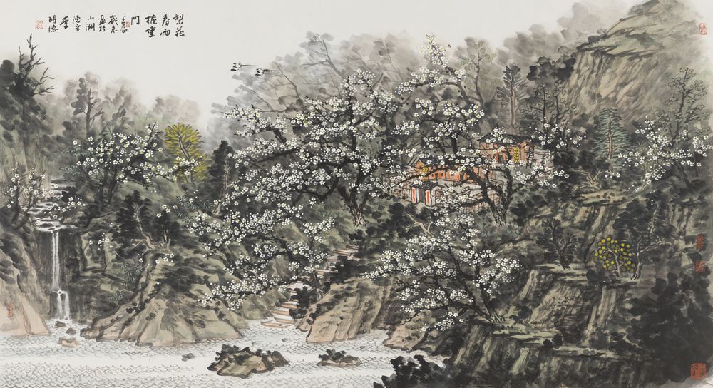 梨花春雨掩重门