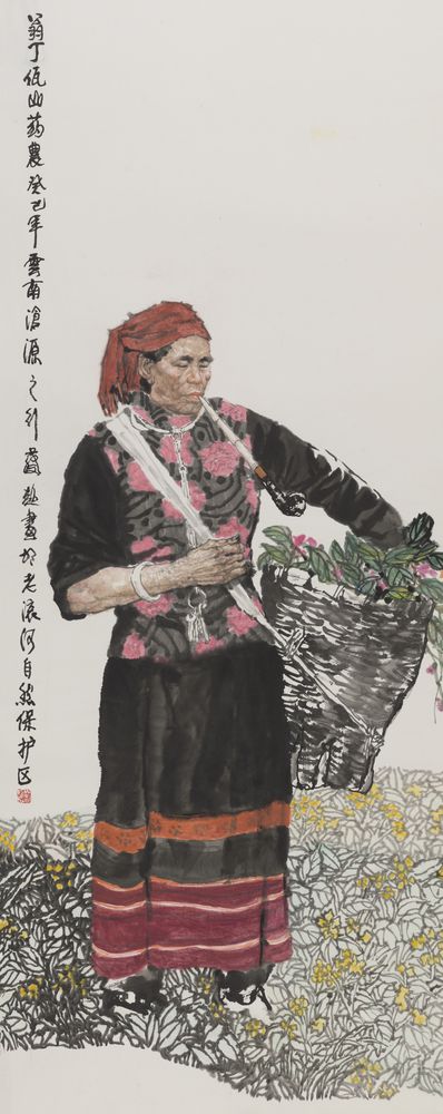 翁丁佤山药农