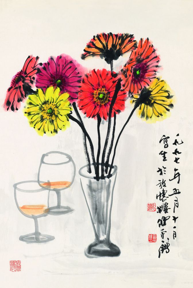 菊花写生