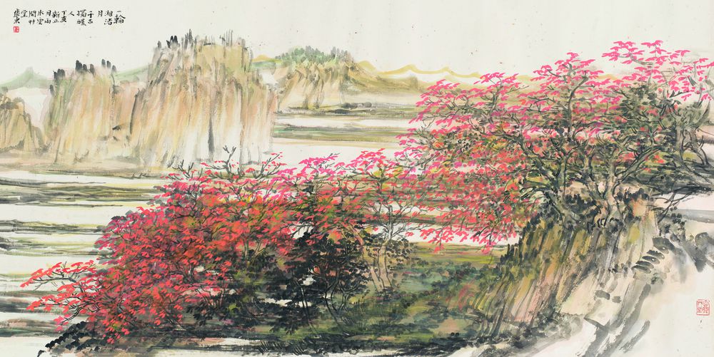 一轮湘渚月