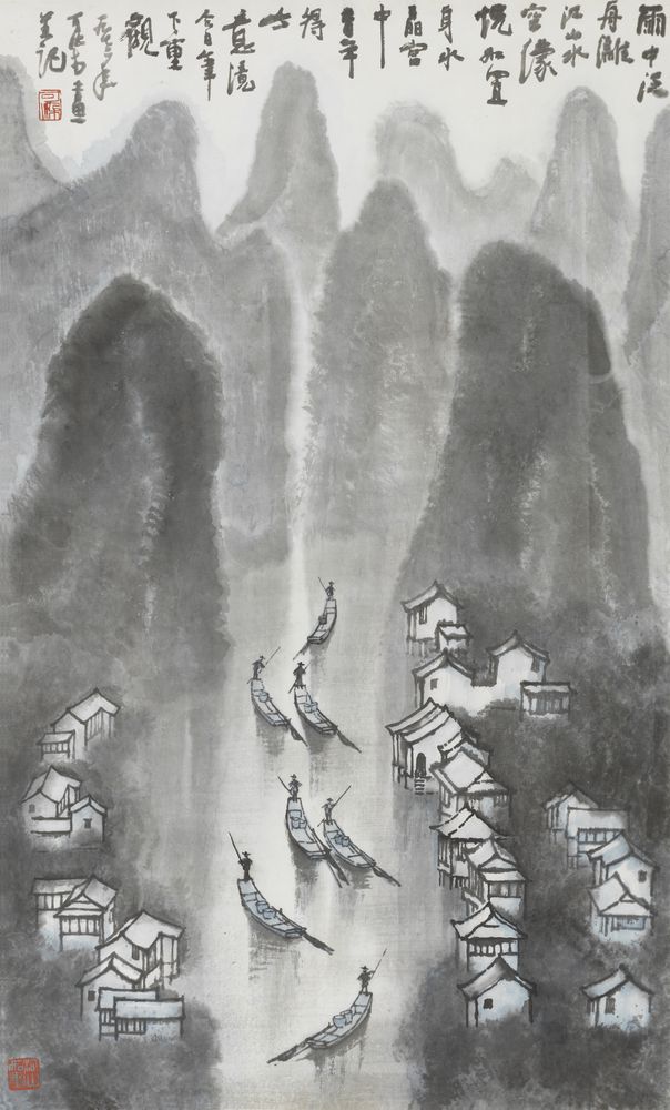 雨中漓江