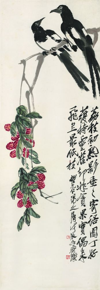 荔枝双鹊