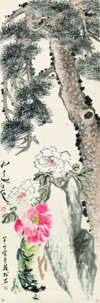 齐白石陈半丁合作