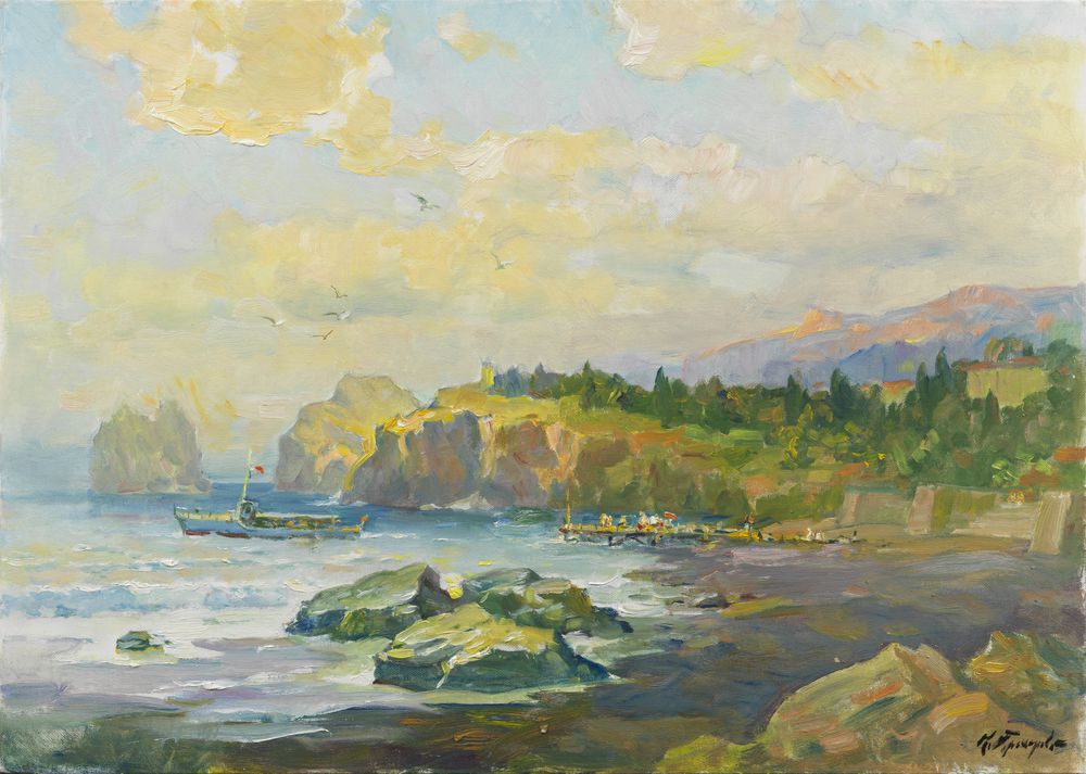 黑海岸边