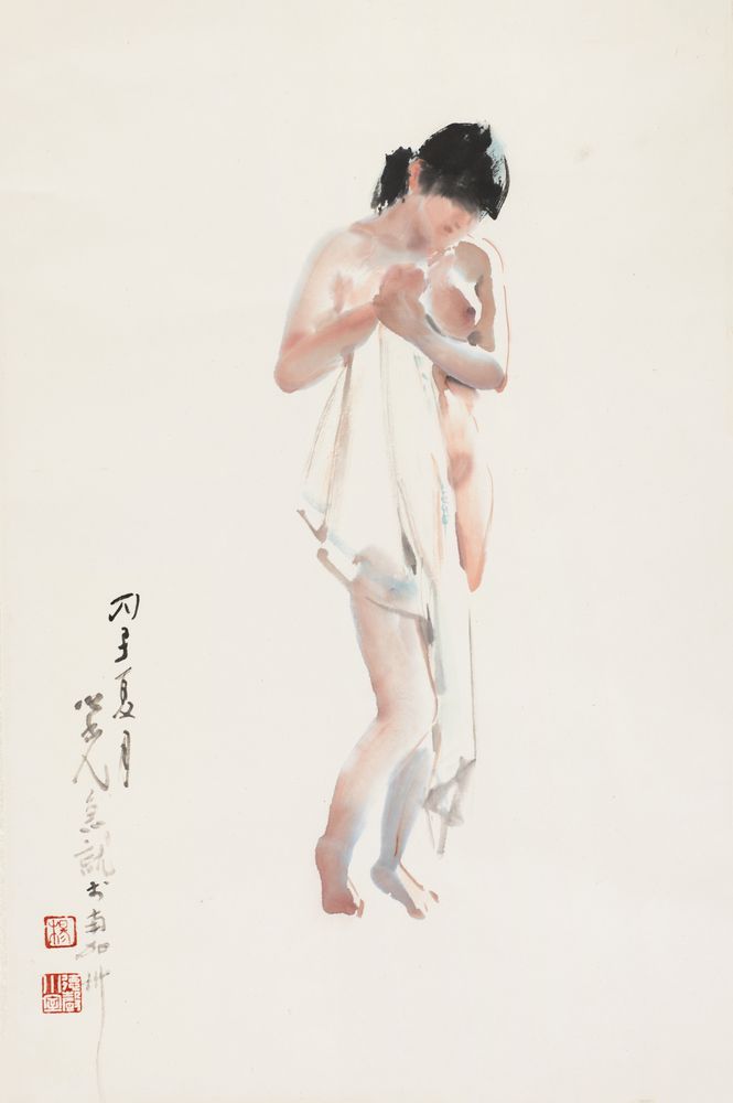 站立的女人体