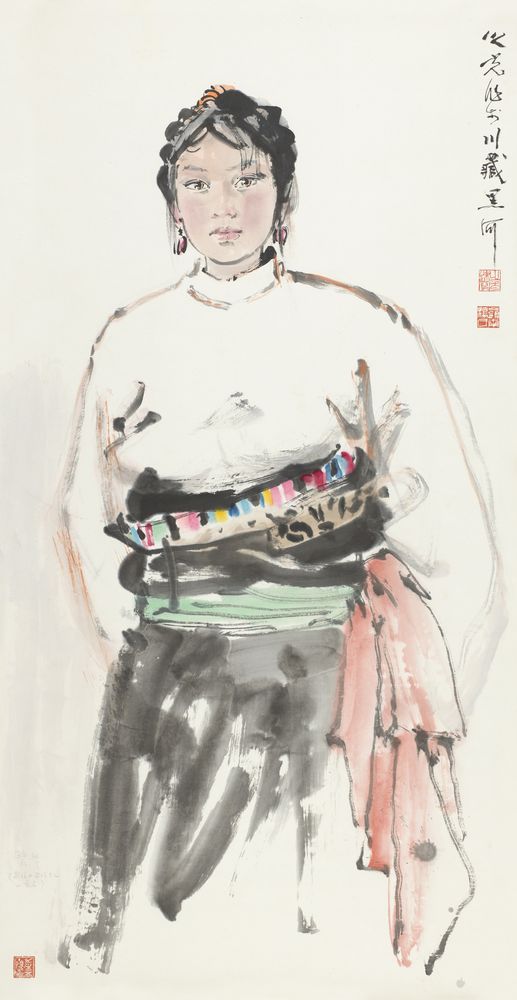 藏族女教师