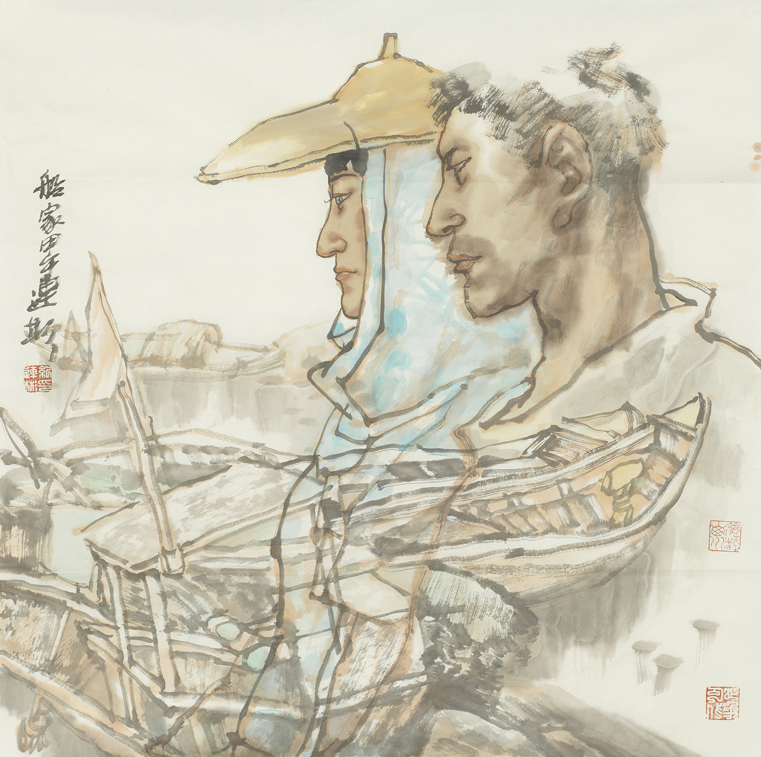 纪连彬-船家-鉴证备案-雅昌艺术网——艺术品门户网站