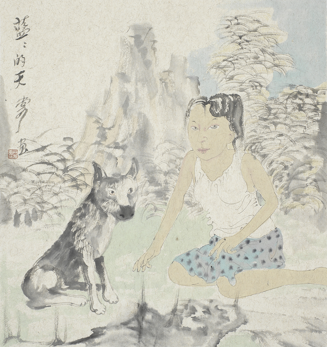 蓝蓝的天