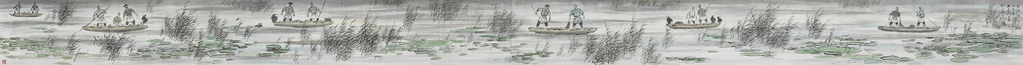 洪泽湖上