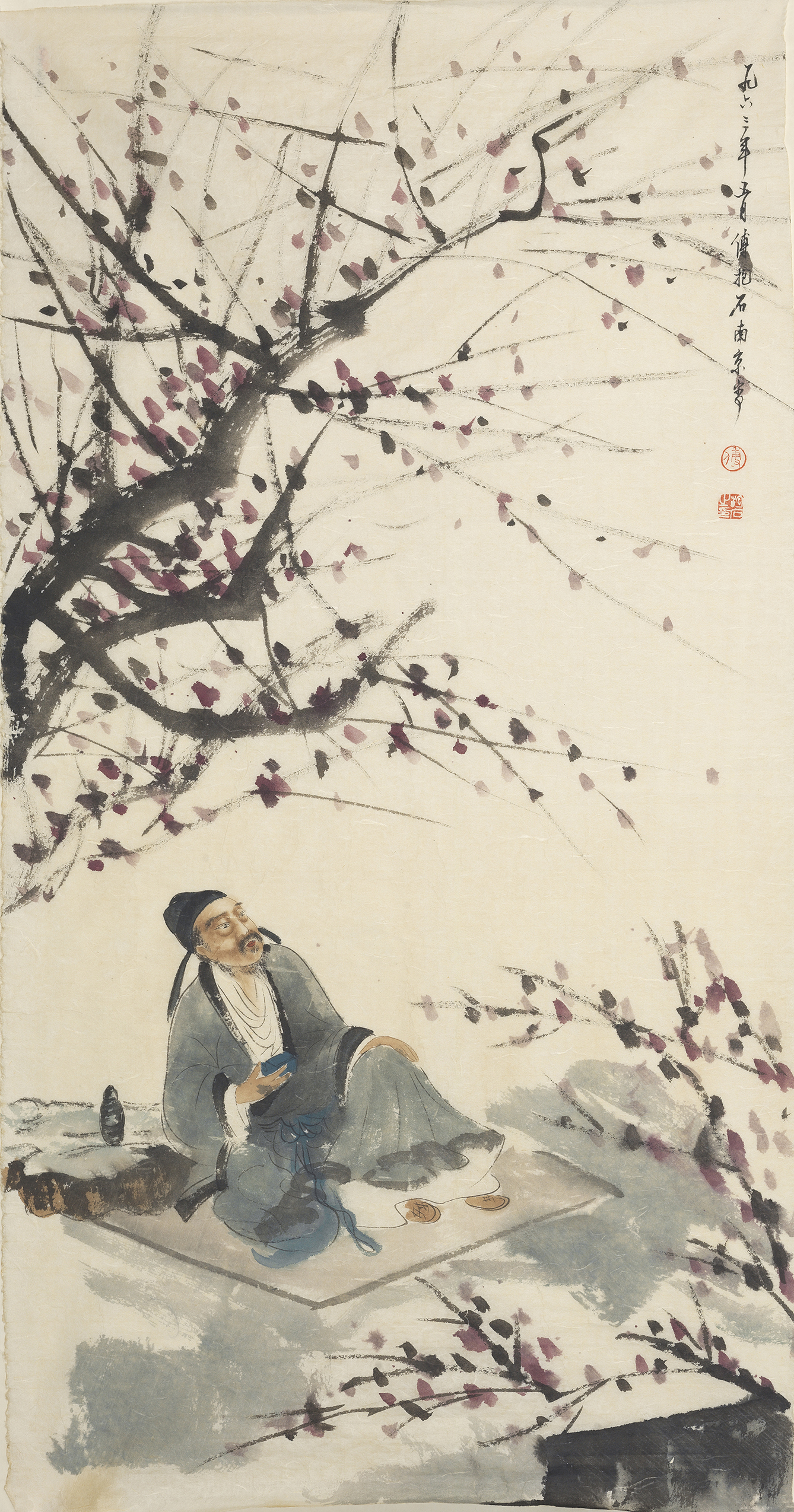 傅抱石《人物画》