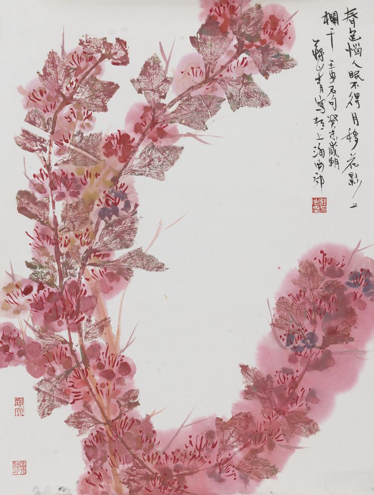 春色恼人眠不得 月移花影上栏干