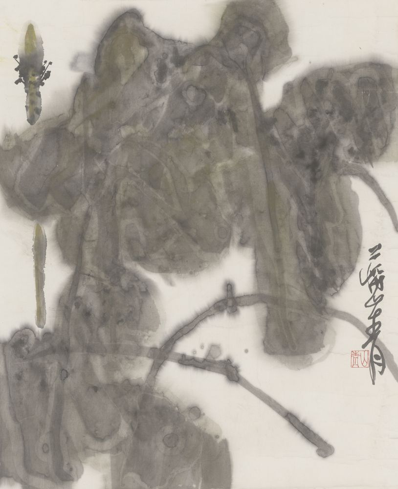 溪上新荷初出水