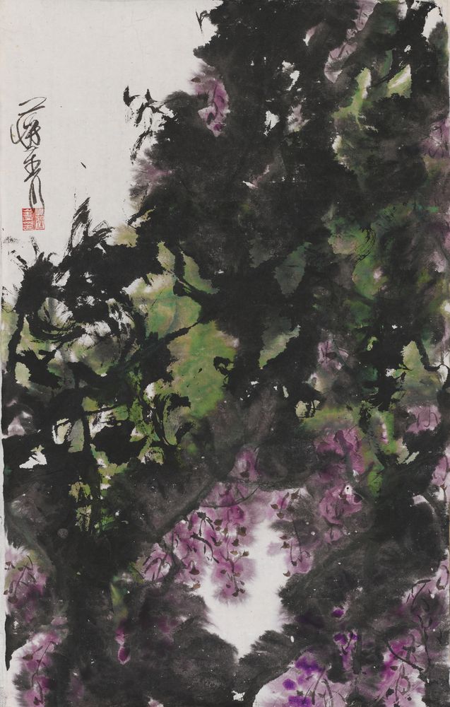 花紫叶青青