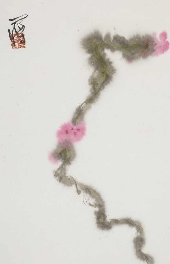 风动一枝花影