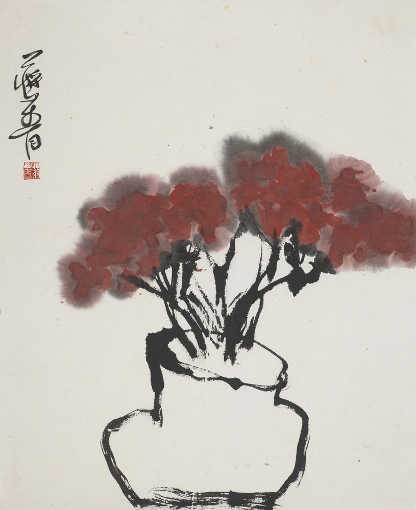 庭花照日红