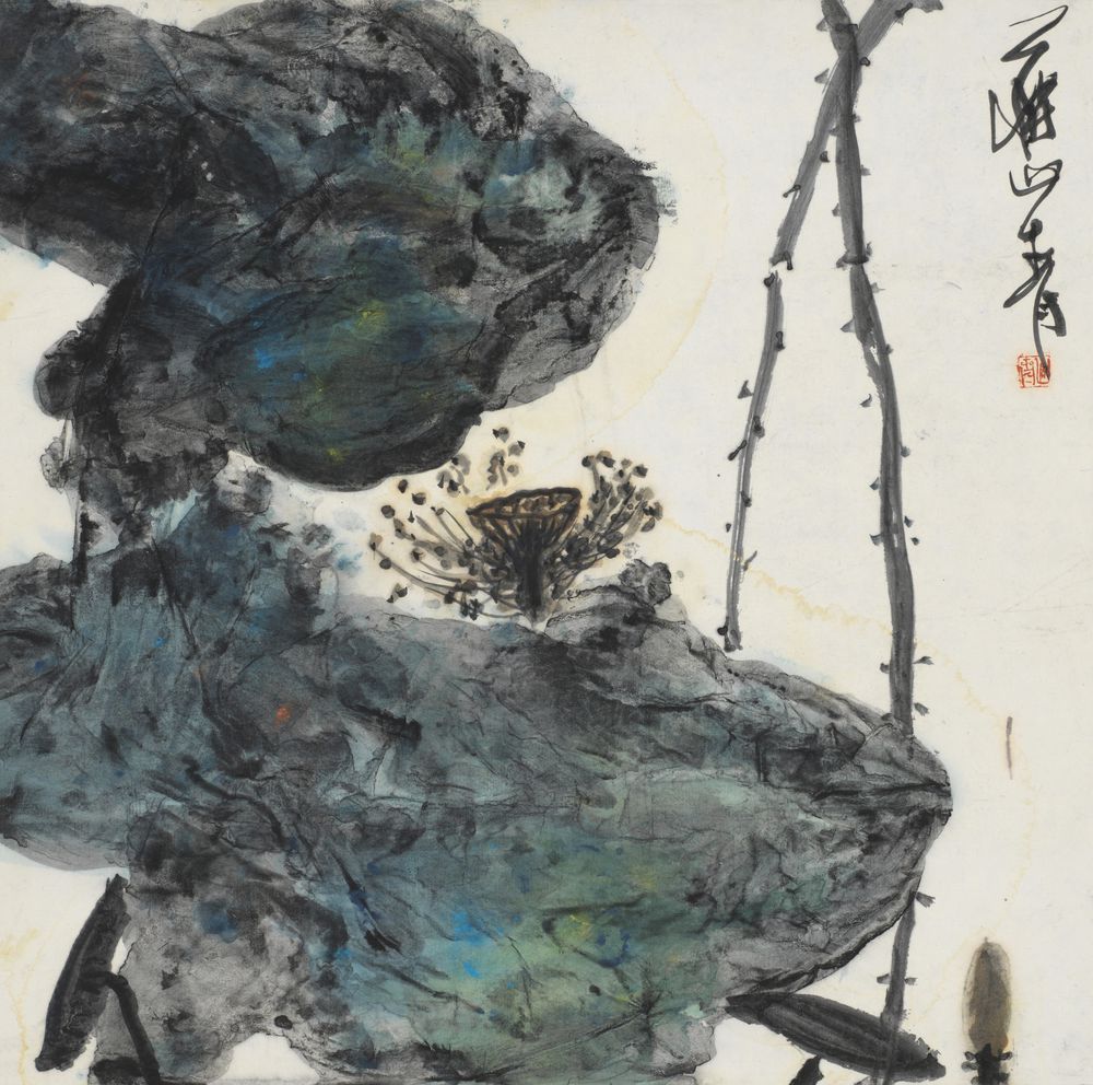 荷香沁沏金色秋