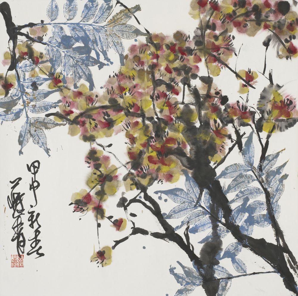 浅碧轻红色