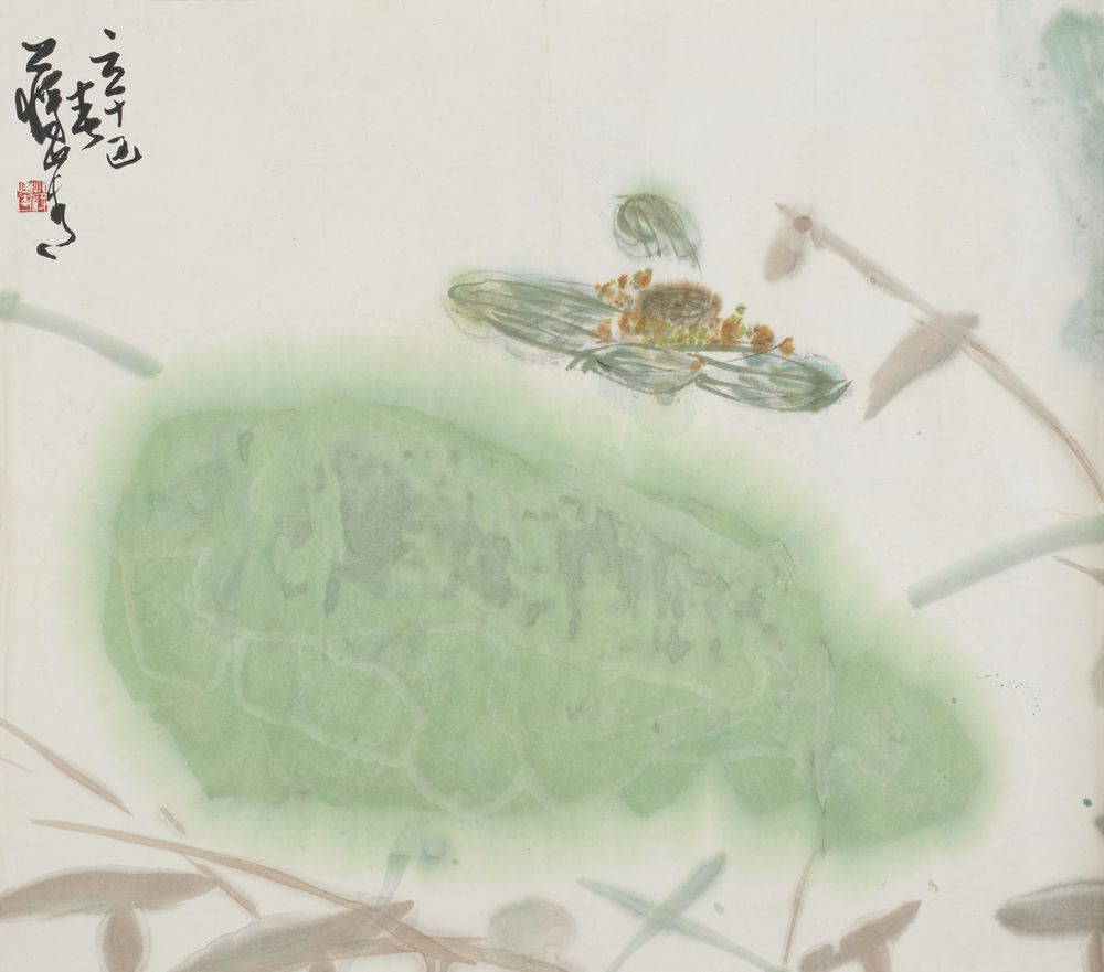 水面清圆
