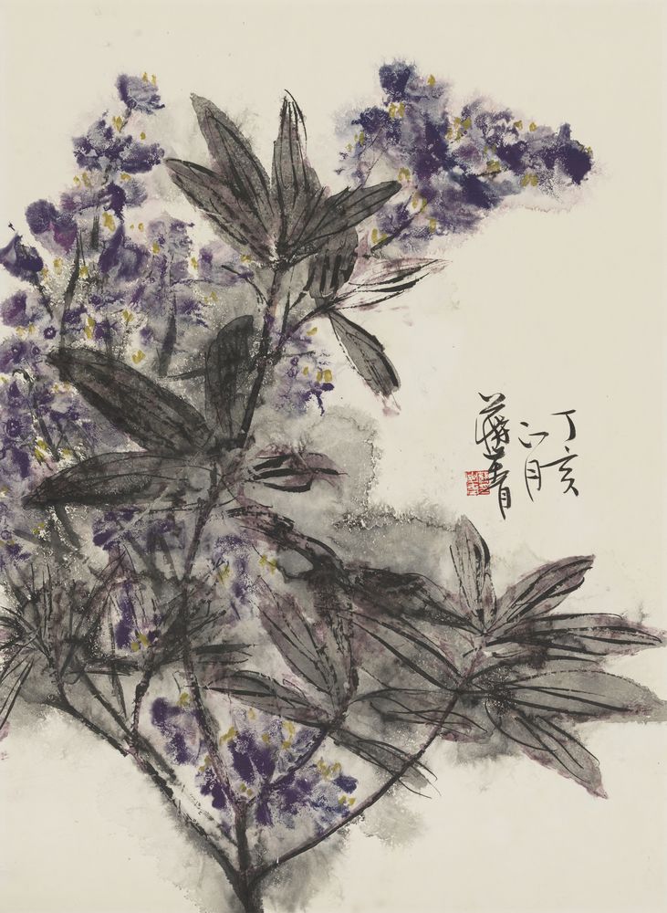 玉英翠羽灿芳枝
