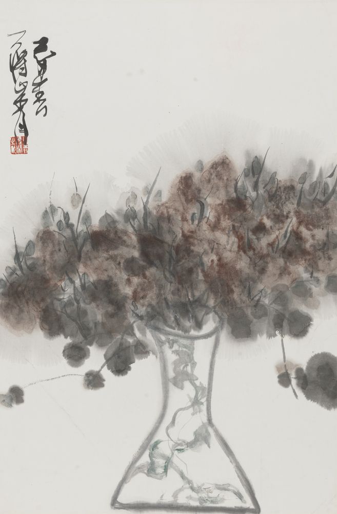 瓶花故故透禅房