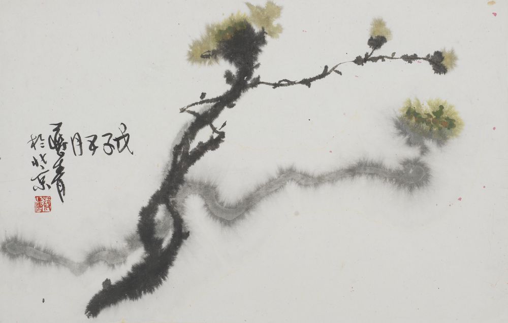 新枝吐蕾