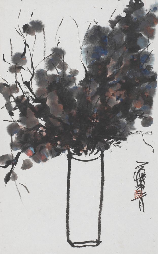 瓶插人间富贵花
