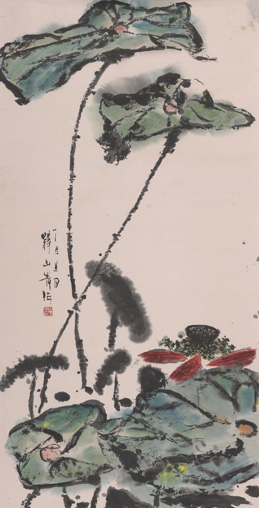 荷风送香气