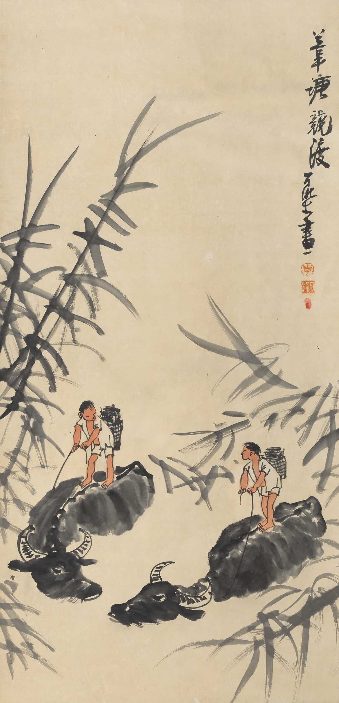 近代李可染作品
