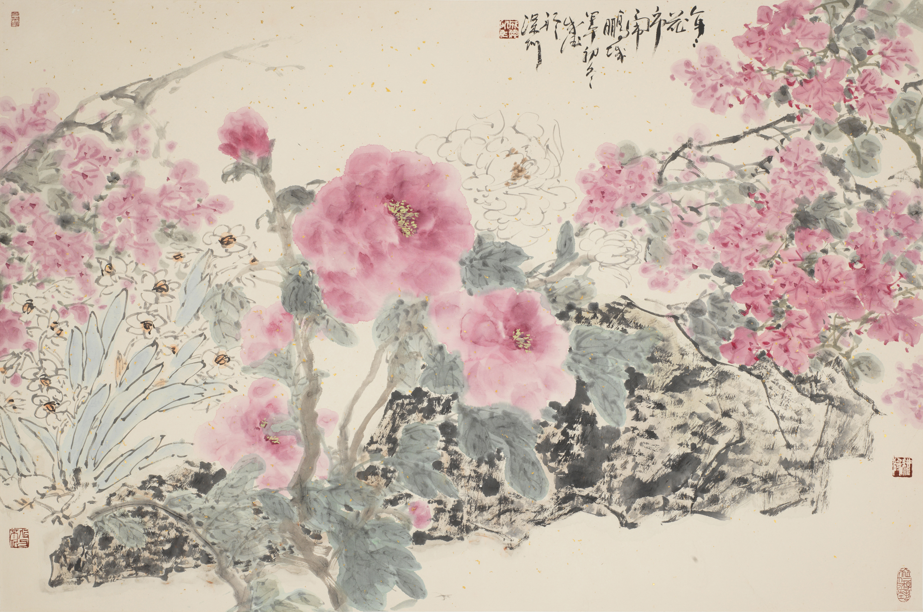 年年花市闹鹏城