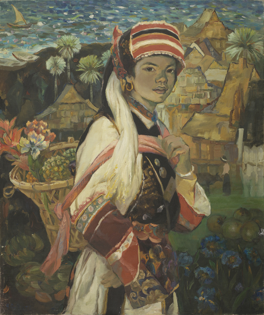 哈尼族少女