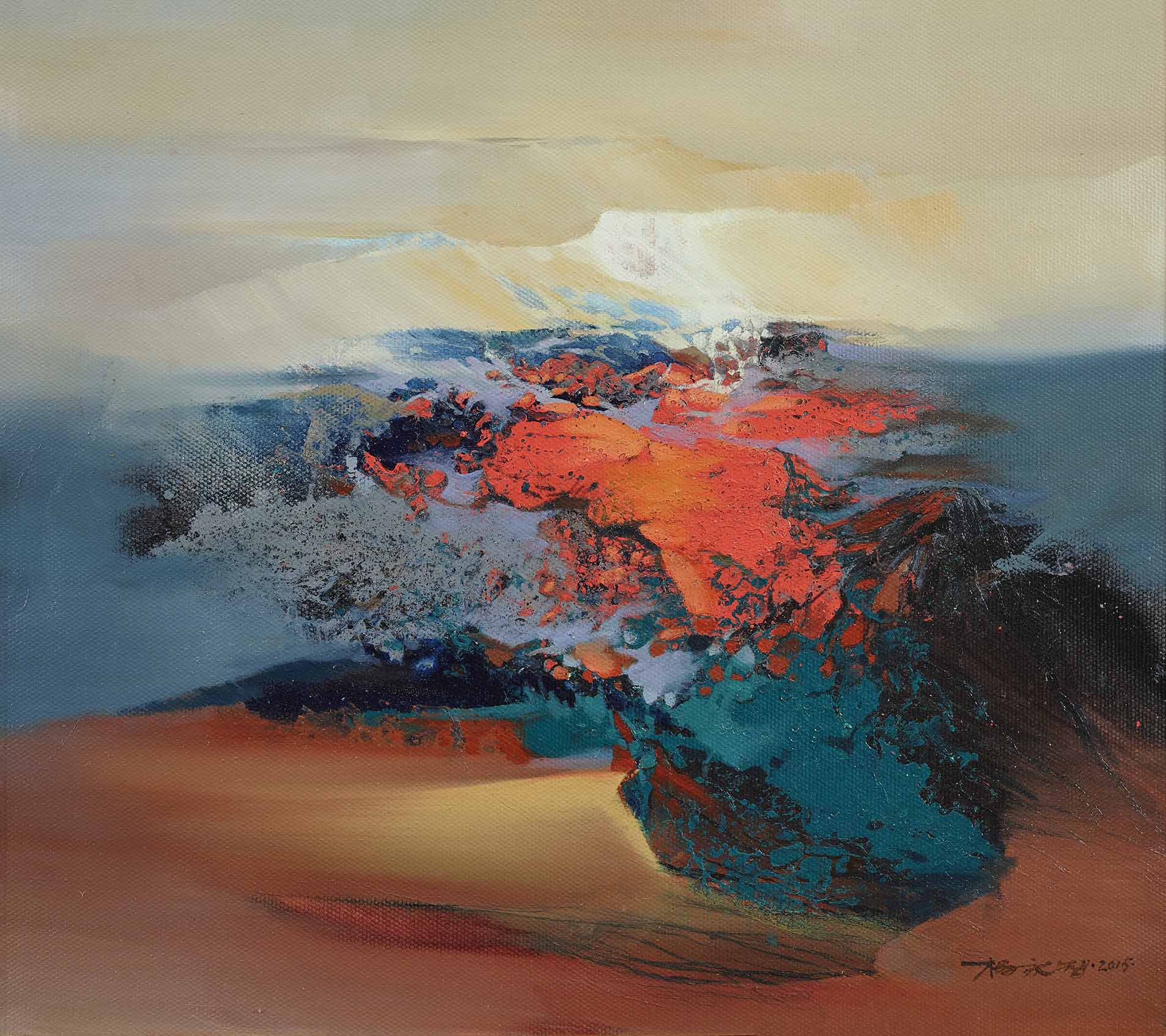 杨永智-苍茫天寿-鉴证备案-雅昌艺术网——艺术品门户网站