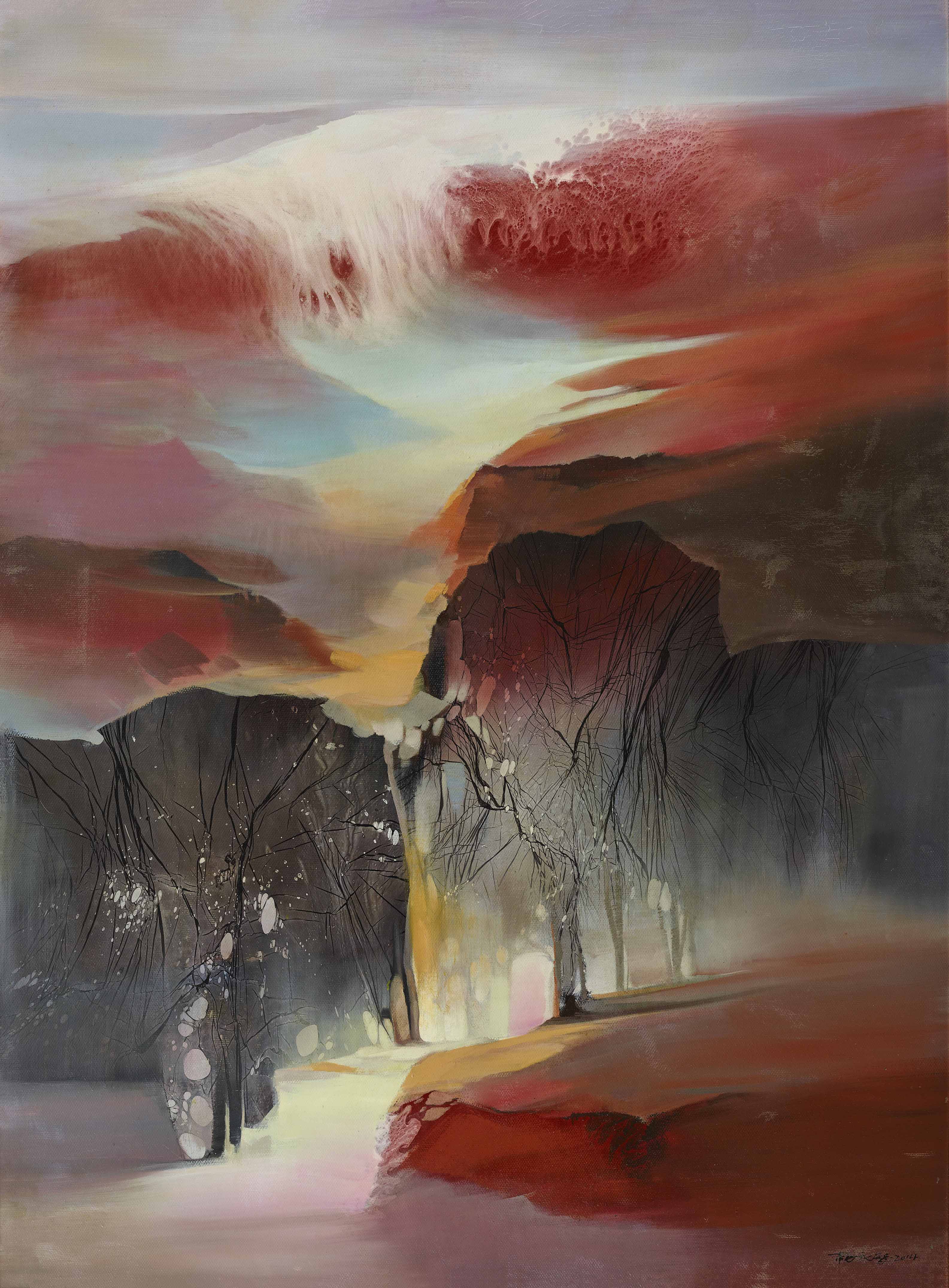 杨永智-秋收时节-鉴证备案-雅昌艺术网——中国艺术品门户网站