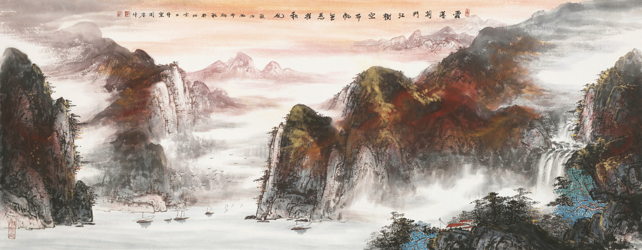 霜落荆门