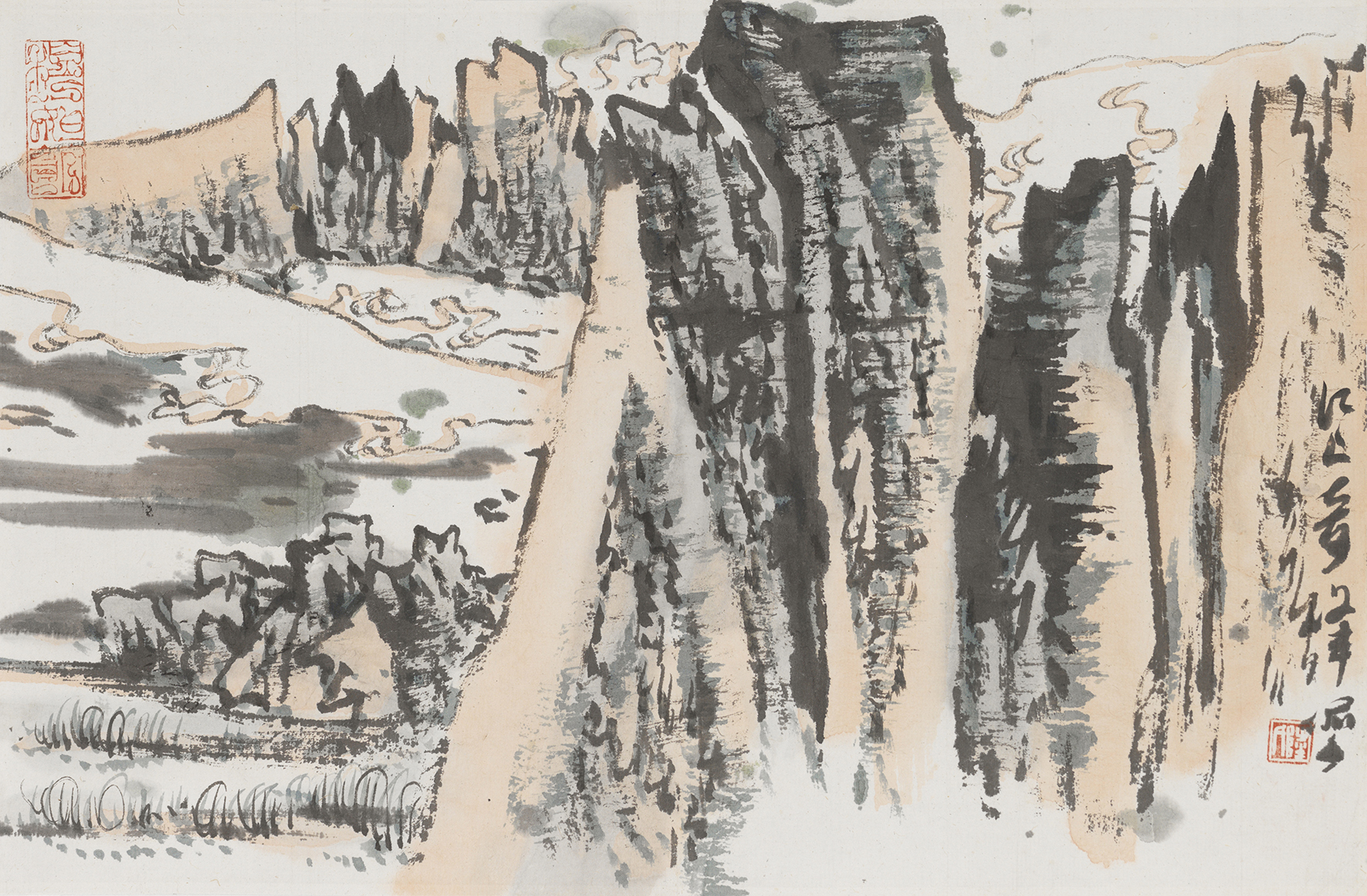 江上奇峰