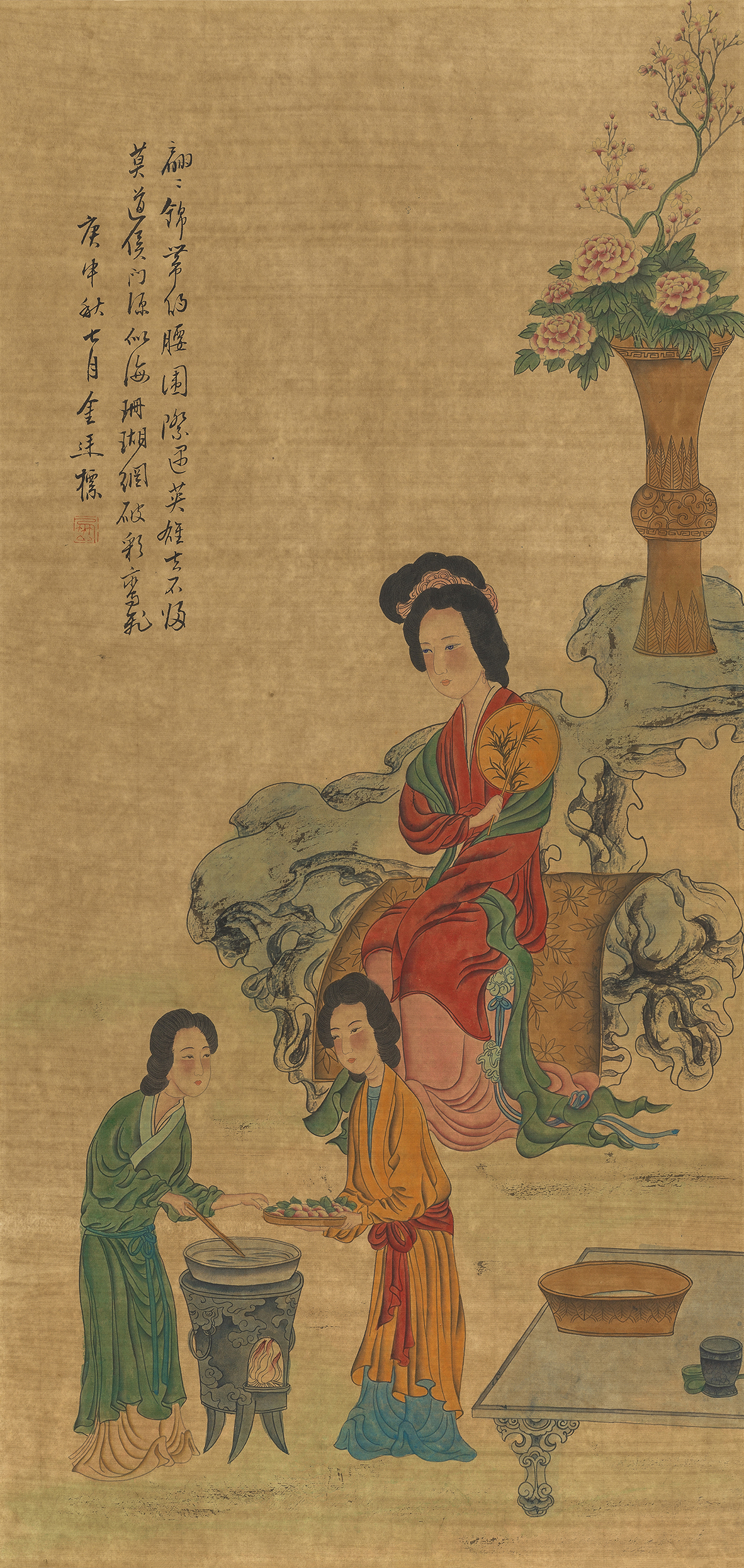 清.金廷标宫廷画