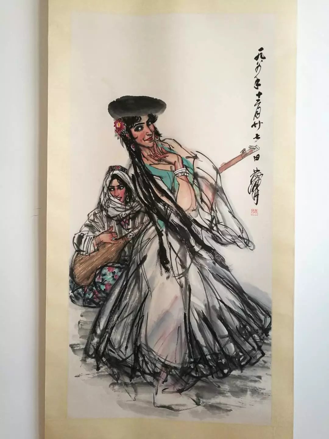 黄胄的人物